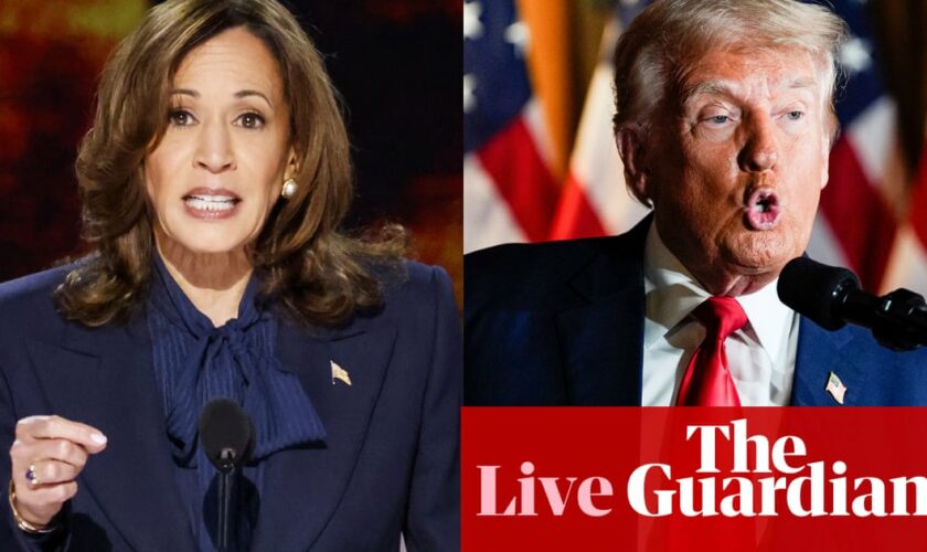 US elections live updates: Trump and Harris campaigns argue over rules for first debate