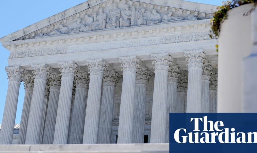 US supreme court declines to halt Trump’s sentencing in hush-money case