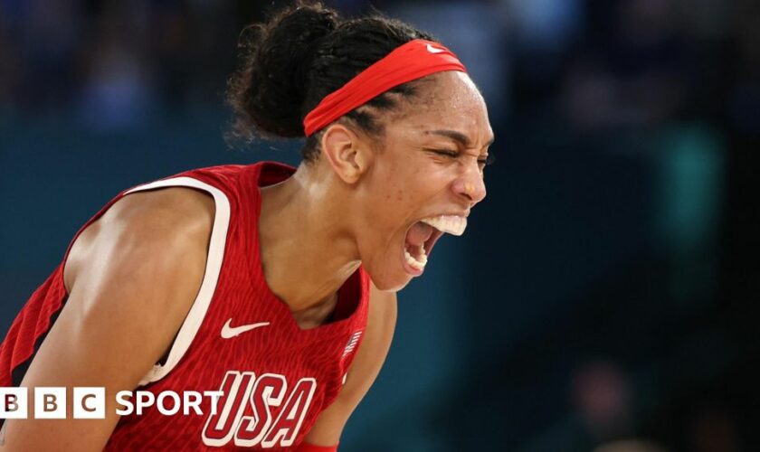 A'ja Wilson unleashes her emotions