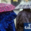 Up to 70mm of rain could fall in parts of south-east England