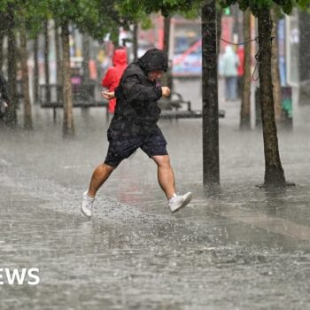 Yellow weather warning issued for heavy rain in parts of Scotland