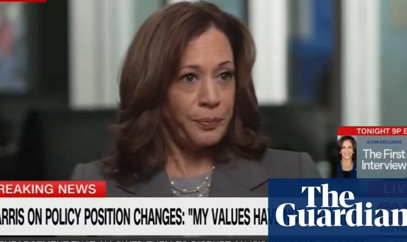 ‘I’m the best person to do this job’: Harris gives first major interview of campaign