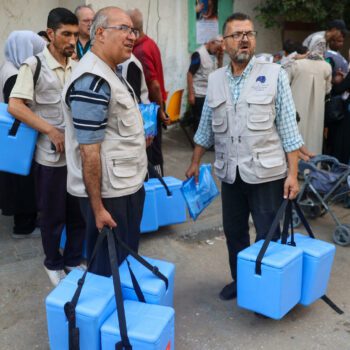 Gaza : comment s’organise la campagne de vaccination anti-polio