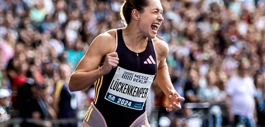 Leichtathletik: Gina Lückenkemper sprintet über 100 Meter beim Istaf persönliche Bestleistung