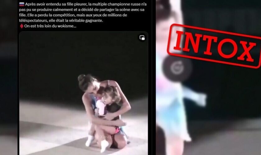 Non, une gymnaste russe n'a pas abandonné sa performance pour s'occuper de sa fille en pleurs