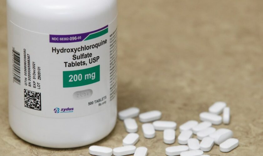 Une boite d'hydroxychlroquine, utilisée ici aux Etats-Unis, le 20 mai 2020