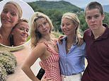 Gwyneth Paltrow's son Moses, 18, towers over her as she enjoys summer fun with family... and a bikini day with Reese Witherspoon