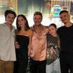 Romeo Beckham celebrates his 22nd birthday in style as the family hit Las Vegas strip for a fancy dinner after watching Bruno Mars perform