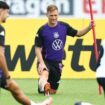 Erstes Training vor den Spielen gegen Ungarn und die Niederlande