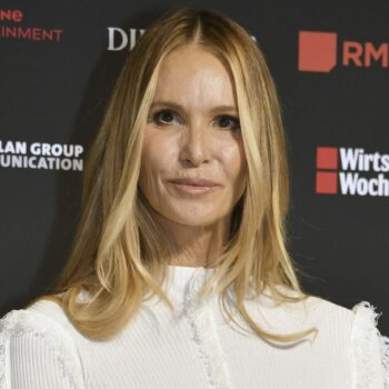 Elle Macpherson pictured at an awards ceremony in February 2024. Pic: AP