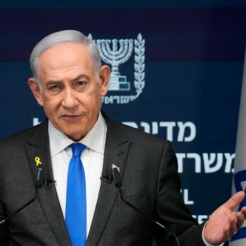 Le Premier ministre israélien Benjamin Netanyahu s'exprime lors d'une conférence de presse à Jérusalem, le 2 septembre 2024