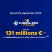 Résultat Euromillions (FDJ) : le tirage de ce mardi 3 septembre 2024, 131 millions d'euros en jeu