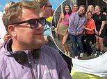 James Corden admits he feels 'overwhelmed' as scores of Welsh locals turn up to watch filming of Gavin & Stacey final ever episode on Barry Island