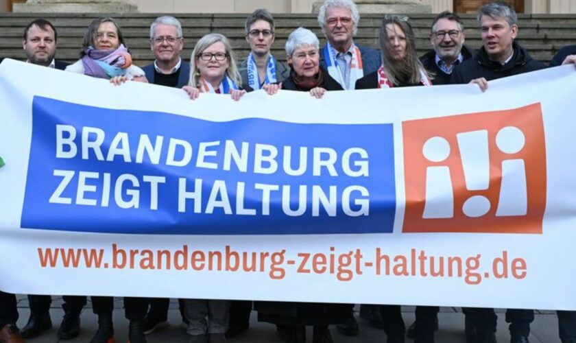 Das Bündnis "Brandenburg zeigt Haltung" will sich zur Landtagswahl am 22. September erneut gegen einen Rechtsruck einsetzen. (Ar