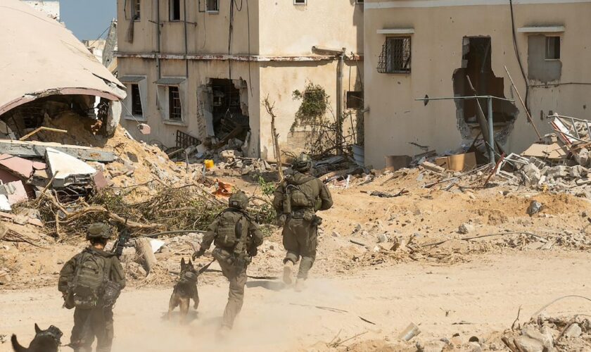 Une photo fournie par l'armée israélienne le 30 août 2024, montre selon elle des soldats opérant dans la bande de Gaza