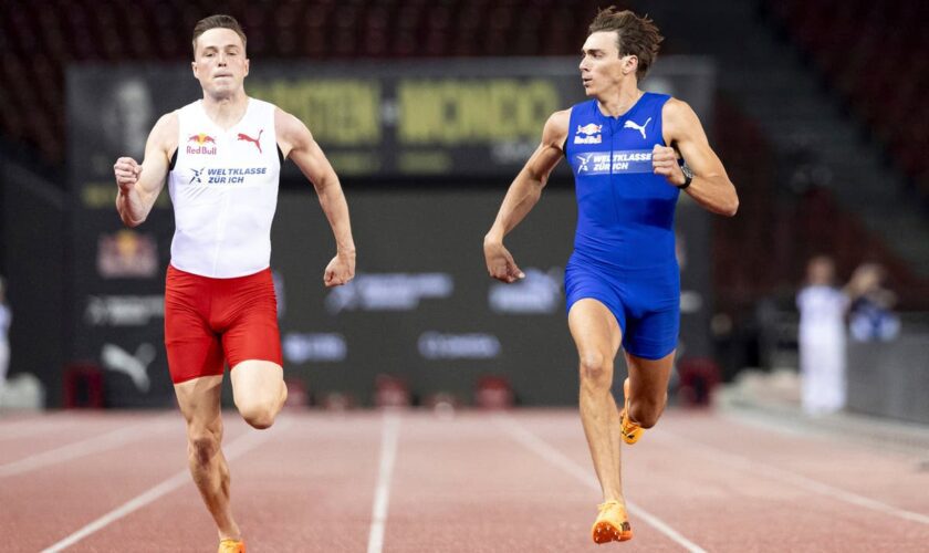 Mondo Duplantis stuns Karsten Warholm in Scandinavian sprint showdown