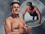 Shirtless Gordon Ramsay, 57, shows off his ripped physique as he details aftermath of near-fatal bike crash