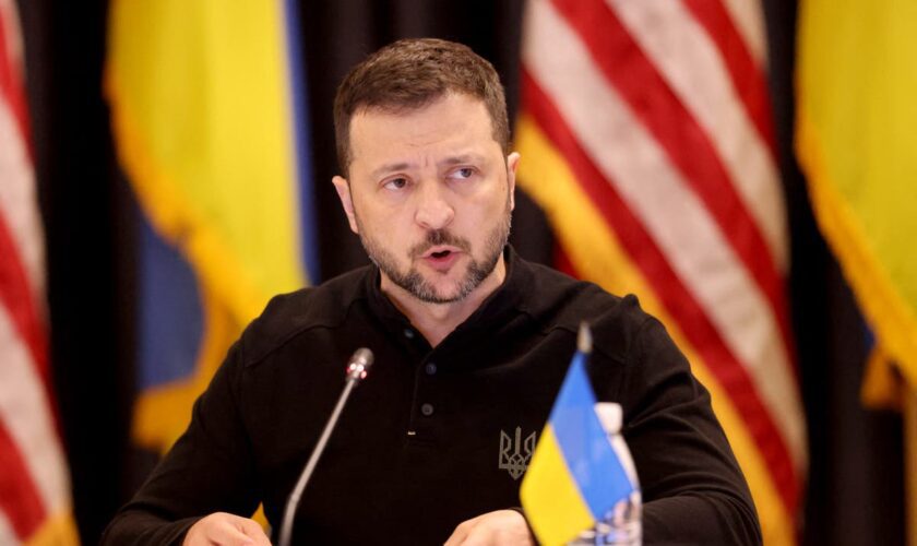 Watch live as Zelensky addresses political leaders at business conference in Italy