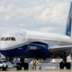 Eine Boeing 787 Dreamliner am Boden