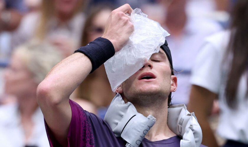 À l’US Open, le joueur de tennis Jack Draper vomit sur le court face à Jannik Sinner en demi-finale