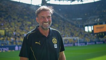 Zurück in Schwarz-Gelb - Euphorie bei Kurz-Comeback von Jürgen Klopp