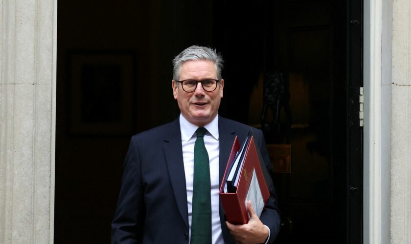 Sir Keir Starmer is preparing for his first TUC conference as prime minister. Pic: AP