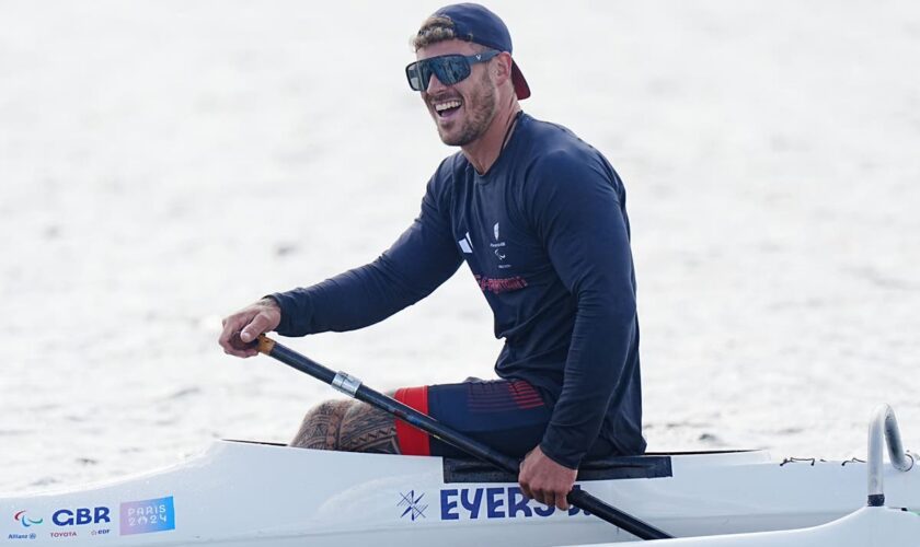 Mr England Jack Eyers adds silver to Britain’s Paralympic canoe haul