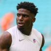 Dolphins' Tyreek Hill detained hours before game vs Jaguars