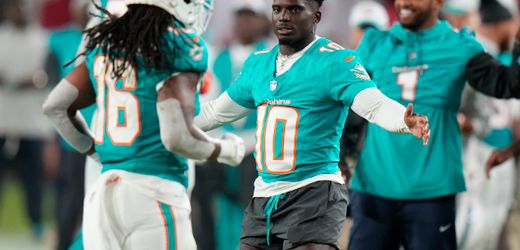 Vor NFL-Spiel: Tyreek Hill von Miami Dolphins nach Verkehrsdelikt in Handschellen