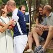 As Kate Middleton and Prince William put on one of the most intimate portrayals of their marriage with TWO kisses in their heartfelt video - here are all the times we've seen the Prince and Princess of Wales smooch in public