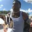 Shock police bodycam footage shows Tyreek Hill pleading with cops as they wrestle him to the ground during his detainment and tell him to 'stop crying'