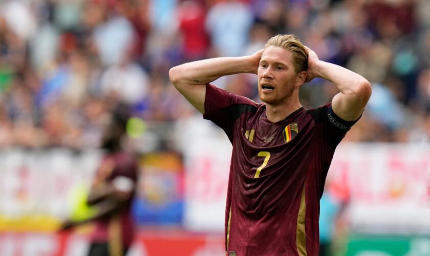 Furious Kevin De Bruyne hits out at Belgium teammates after ‘unacceptable’ performance