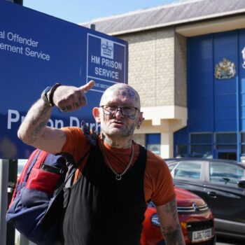 Jason Hoganson seen outside HM Prison Durham. Around 1,700 inmates are expected to be let out early in an attempt to ease overcrowding in prisons. Picture date: Tuesday September 10, 2024.