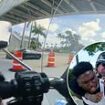 Moment Tyreek Hill speeds past Miami police officer - who then stopped and dragged NFL star to the ground before Dolphins game