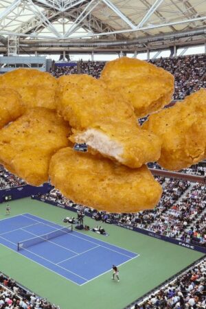 À l'US Open, la boîte de six nuggets coûte la modique somme de 100 dollars