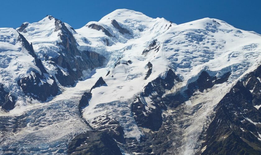 The climbers were found dead on the French side of Mont Blanc. File pic