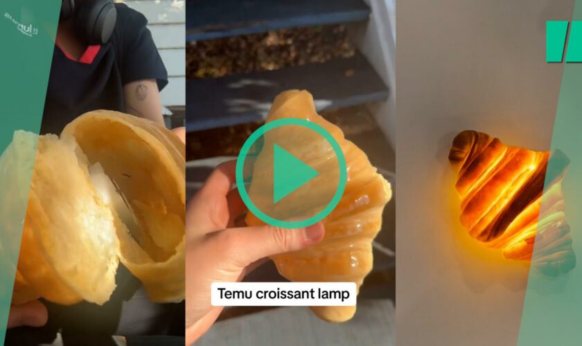 Sur Tiktok, cette lampe virale en forme de croissant est en fait une vraie viennoiserie