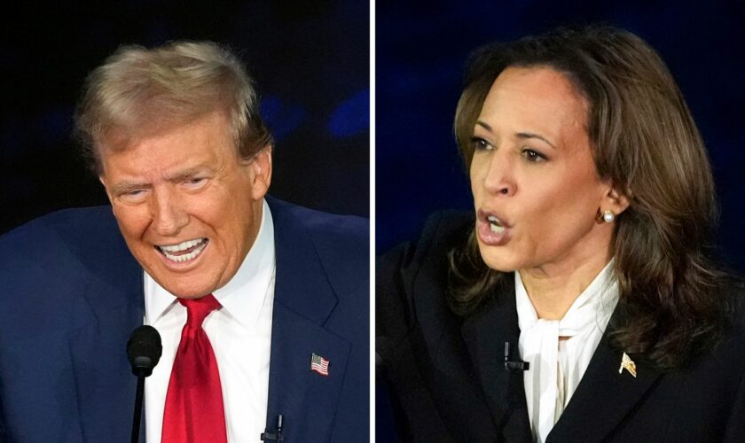 Harris tells Trump 'Putin would eat you for lunch' as presidential candidates clash in TV debate