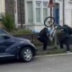 Watch brazen thieves nick bike in 40 seconds in front of pedestrians