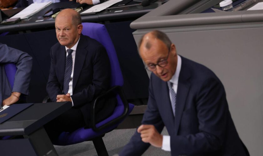 Generaldebatte im Bundestag: Merz attackiert Ampel-Regierung – Scholz redet sich in Rage