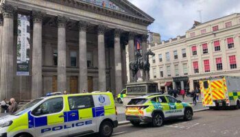 Gallery of Modern Art in Glasgow closes after man plunges from balcony