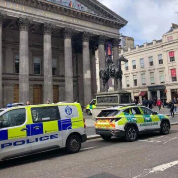 Gallery of Modern Art in Glasgow closes after man plunges from balcony