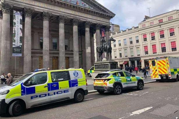 Gallery of Modern Art in Glasgow closes after man plunges from balcony