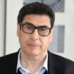 French Economist Philippe Aghion poses at the College de France in Paris on June 08, 2021. (Photo by Eric PIERMONT / AFP)