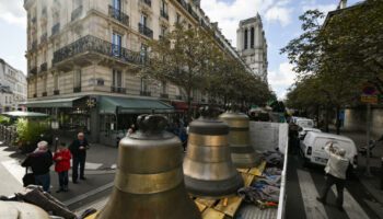 Notre-Dame de Paris retrouve huit cloches à trois mois de sa réouverture