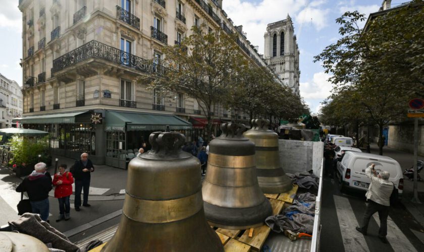 Notre-Dame de Paris retrouve huit cloches à trois mois de sa réouverture