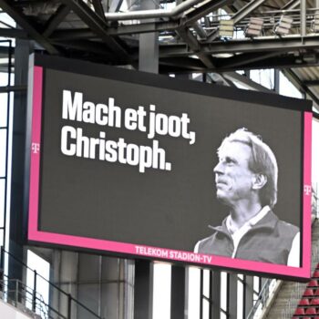 „Mach et joot, Christoph“ – Abschied von Daum