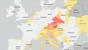 À cause d’une goutte froide, des pluies diluviennes attendues en Europe centrale dans les prochains jours