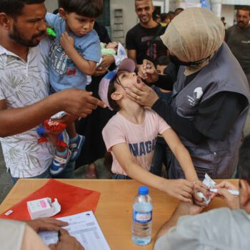 Vaccination anti-polio à Gaza : un succès "qui montre que l'on peut faire entrer plus d'aide"