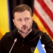 Le président ukrainien Volodymyr Zelensky lors d'une réunion du groupe de contact pour la défense de l'Ukraine sur la base aérienne américaine de Ramstein, le 6 septembre 2024 dans le sud-ouest de l'Allemagne